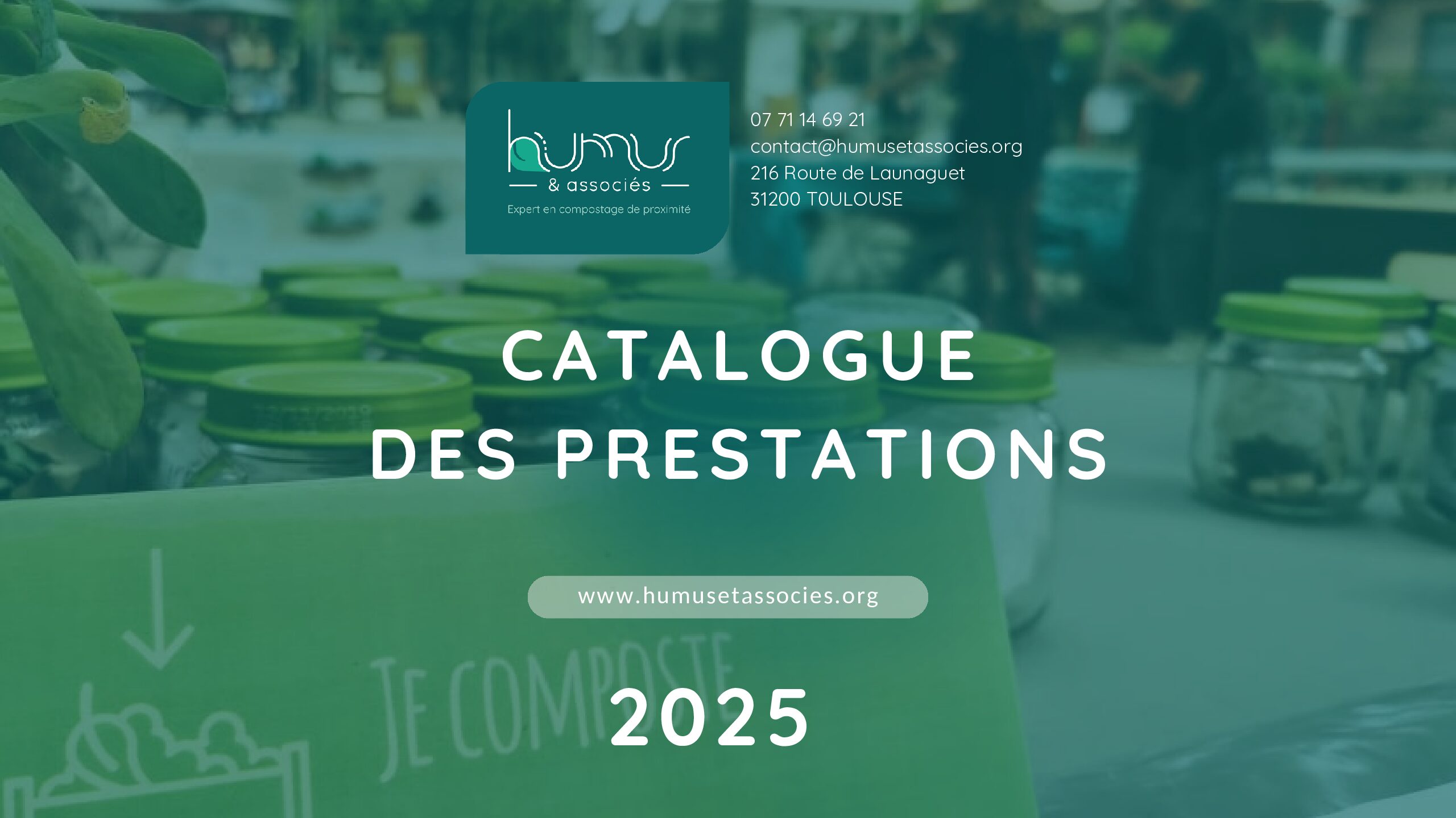 Humus & associés vous propose de découvrir son catalogue de prestations